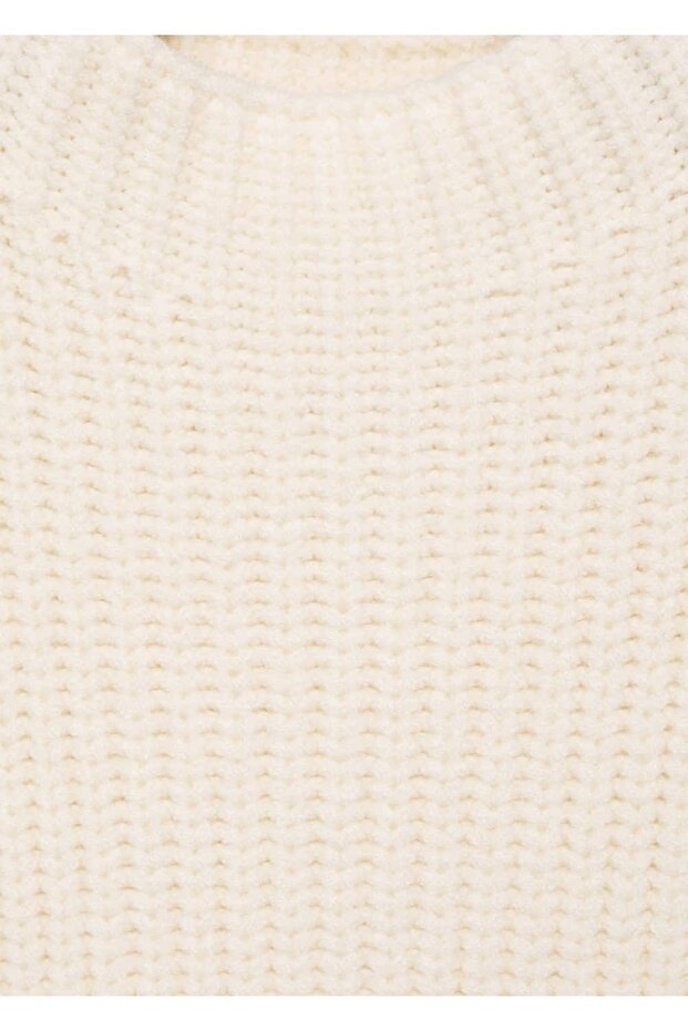 Boğazlı triko yelek - 4