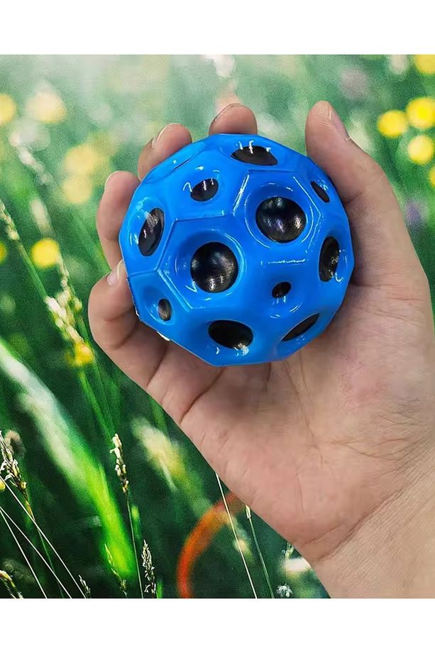 Ay Şeklinde Yükseğe Zıplayan Top Süper Uzay Topu Stres Topu Bouncer Ball 1 Adet - 8