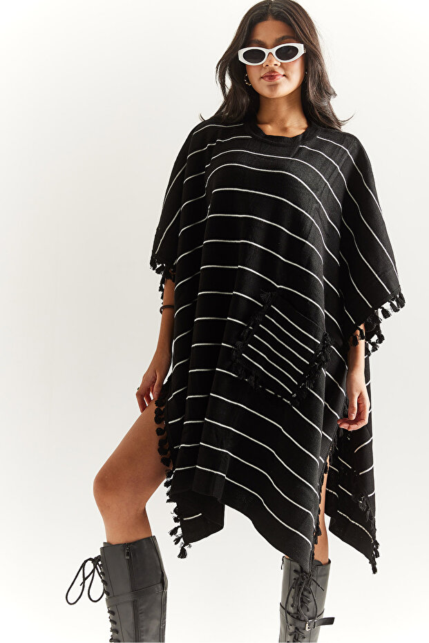 ÇİZGİLİ PANÇO - 1