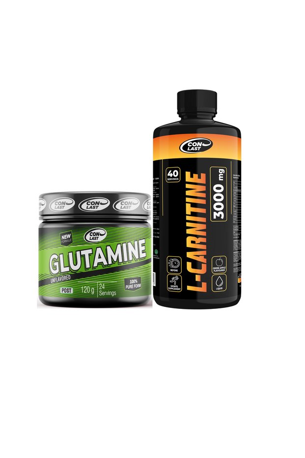 L-Carnitine 3000Mg Green Apple/Glutamine 120g