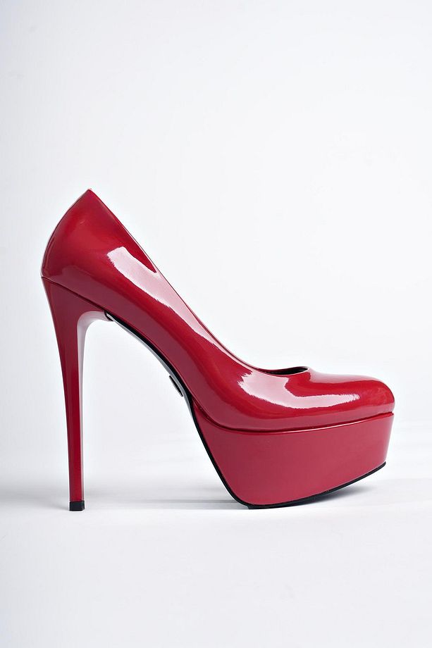 Stiletto Platform Topuk Büyük Numara  Ayakkabısı - 5