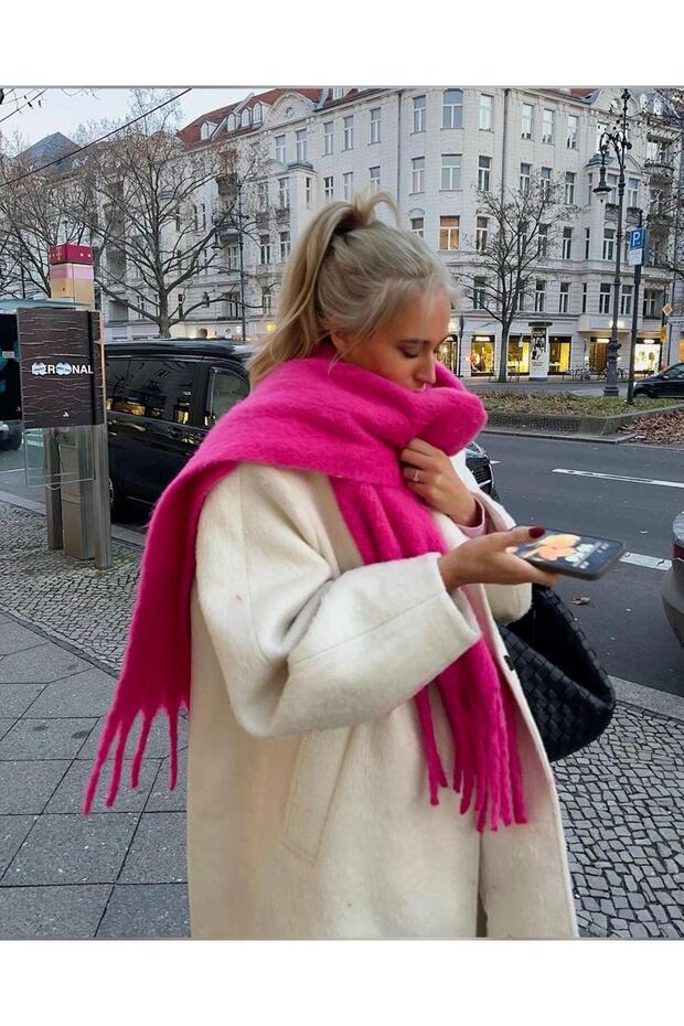Women's Special Mixed Acrylic Scarf Shawl