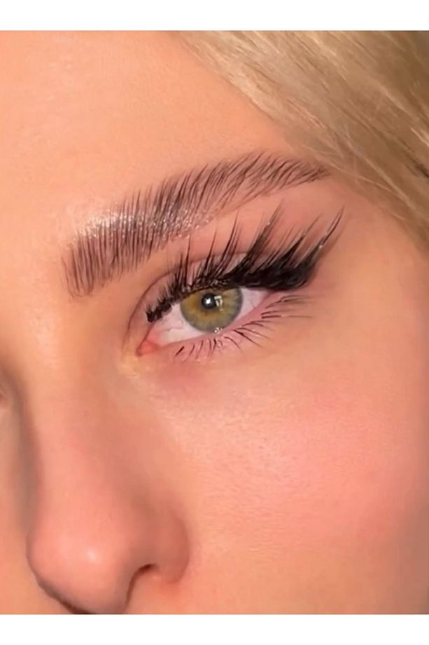 Ekspres Kirpik; Fox Kirpik; tilki efekti kirpik; ipli kirpik;cat eyes kirpik; 16mm 4ip - 8