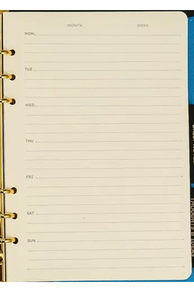 استبدال جدول الأعمال الأسبوعي Smyth Organizer مقاس A5 (14.8x21 سم)