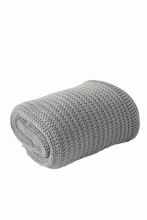 Shadow Örme Battaniye Haki 130x170 - 7