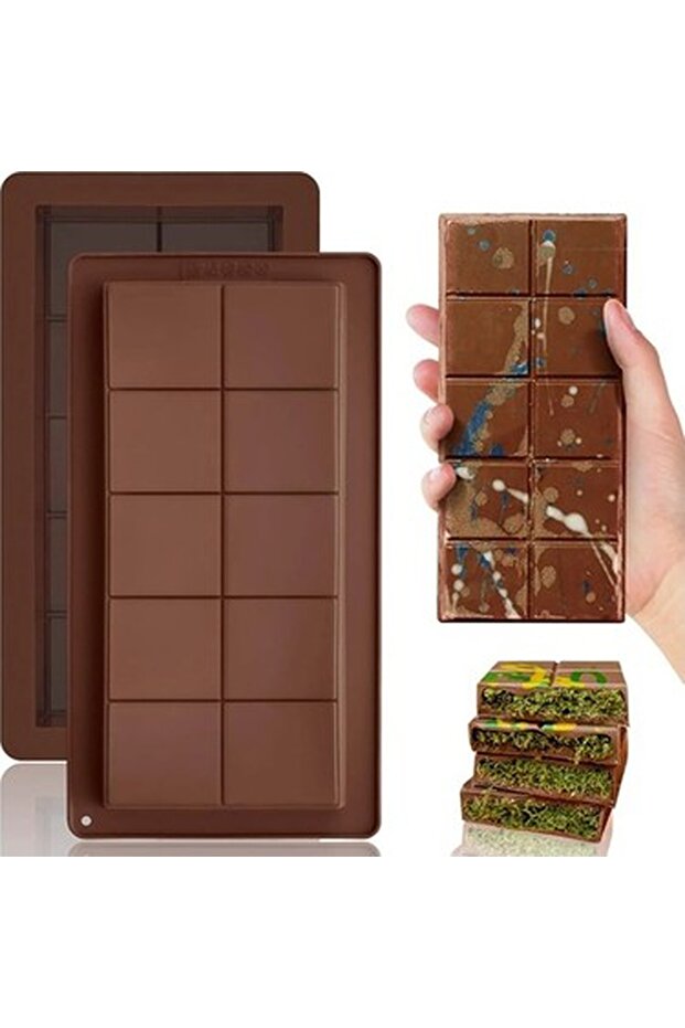 Dubai Chocolate Mold Silicone Thick Chocolate Mold 26 cm