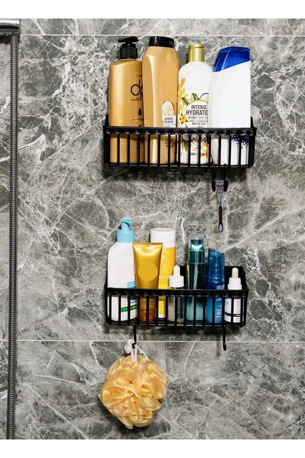 2li Organizer Yapışkanlı Banyo ve Mutfak için Raf 26x10cm - 4