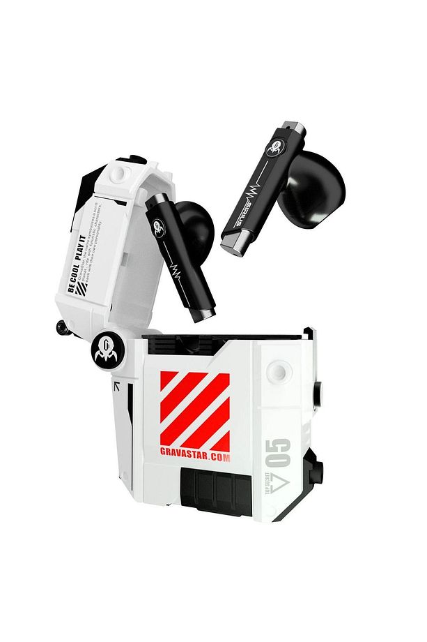 Sirius P5 Mecha V2 Beyaz True Wireless Bluetooth Kulaklık - 3