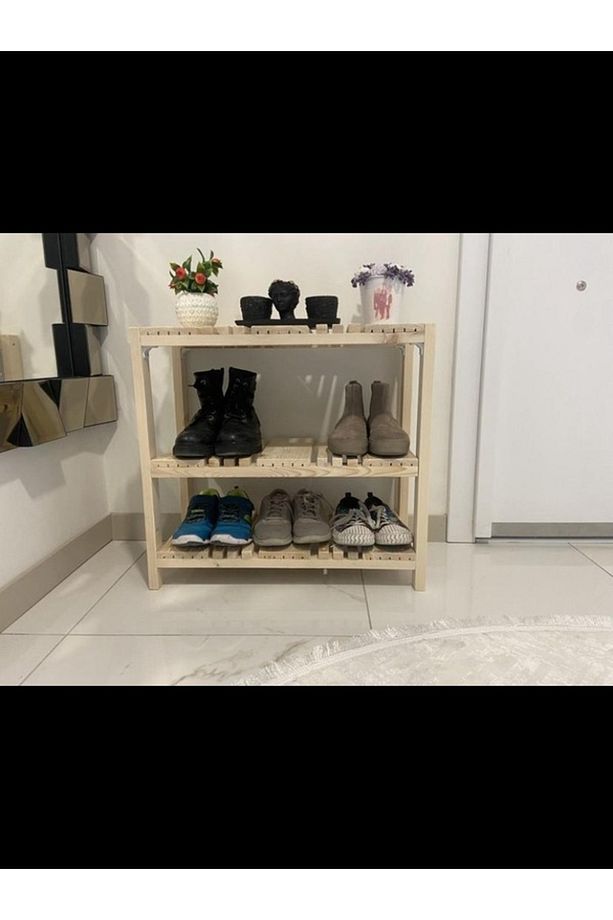 3 Katlı Masif- Ayakkabılık - 2