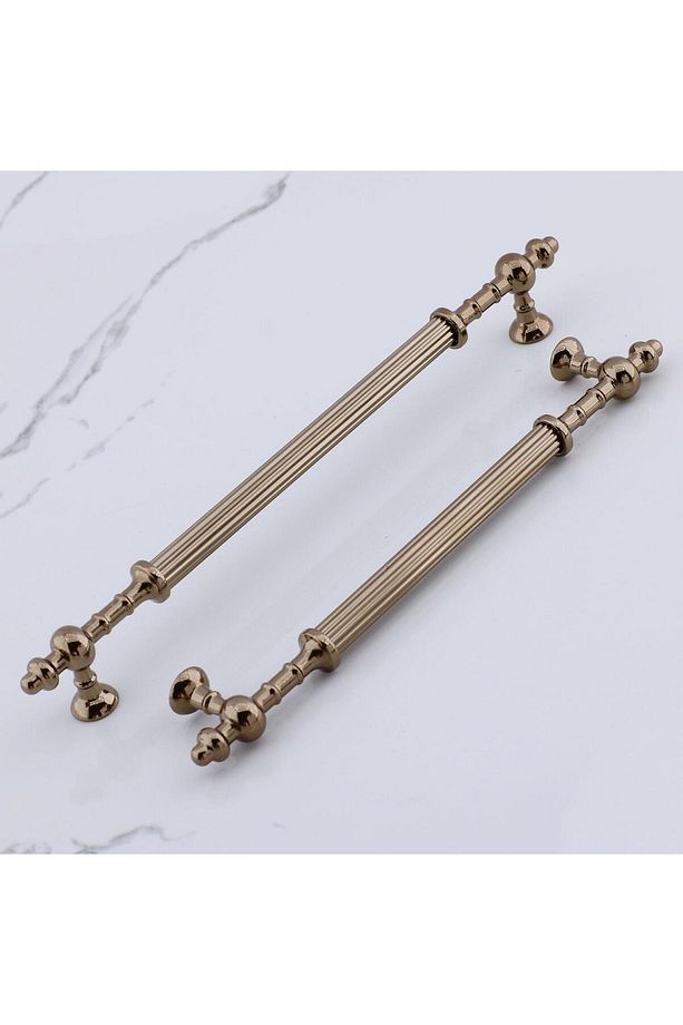 Kader Bronz Metal Kulp 192 Mm- 19.2 Cm Mobilya Mutfak Çekmece Dolabı Dolap Kulpları Kulbu Kulpu - 7