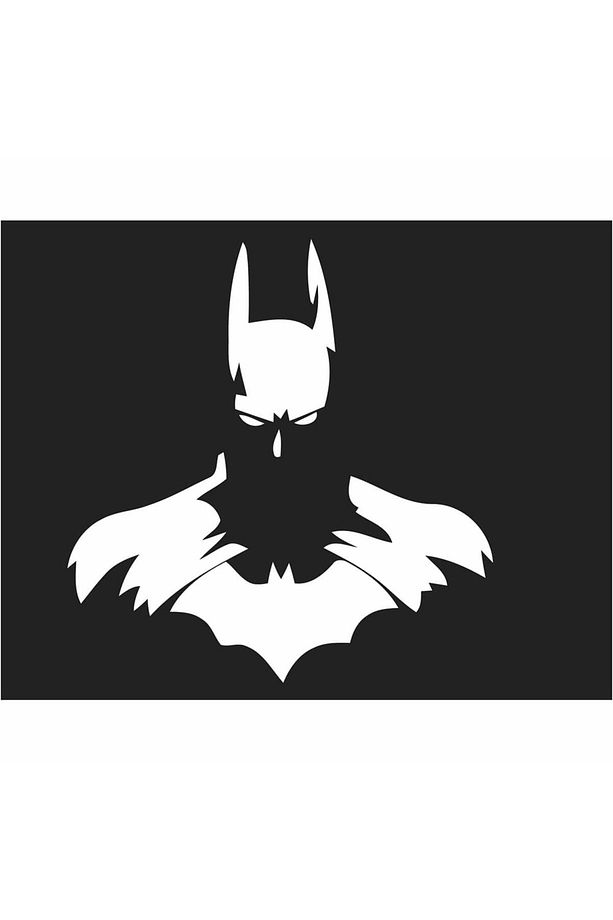 Reflektif Batman Silueti Etiketi - 1