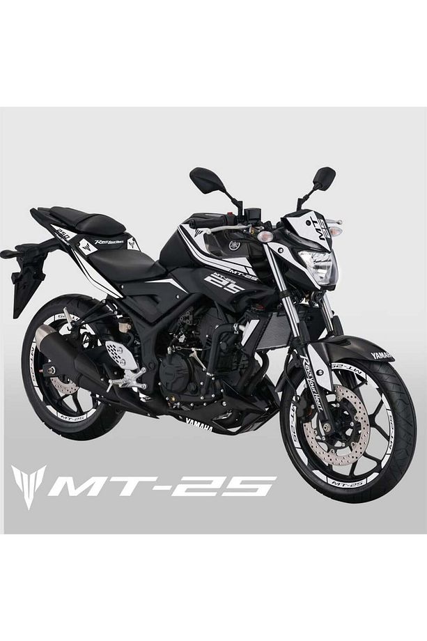 Mt 25 Full Grenaj Sticker Set Custom Reflektif Gümüş Beyaz Mt 25 - 1