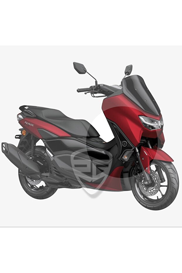 واقي لوحة إشارة Redlinegrafic NMax المتوافق مع موديل 2021 باللون الأسود والرمادي