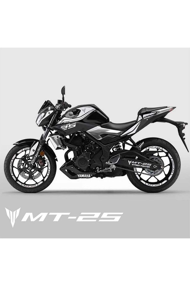 Mt 25 Full Grenaj Sticker Set Custom Reflektif Gümüş Beyaz Mt 25 - 3
