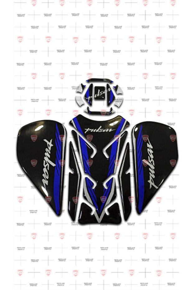 Bajaj Pulsar Rs 200 2017-2020 Lacivert Tank Pad Set - 1