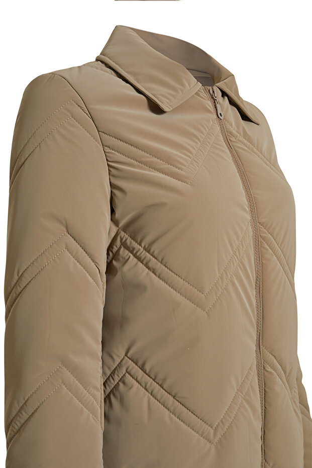 10578111 Gömlek Yaka Mont - 2