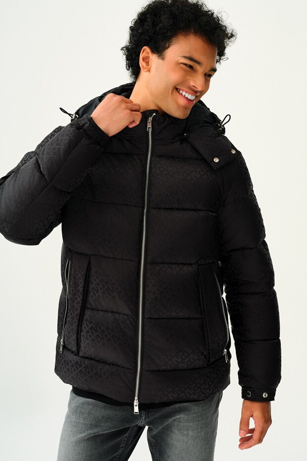 Siyah Erkek Mont - 1