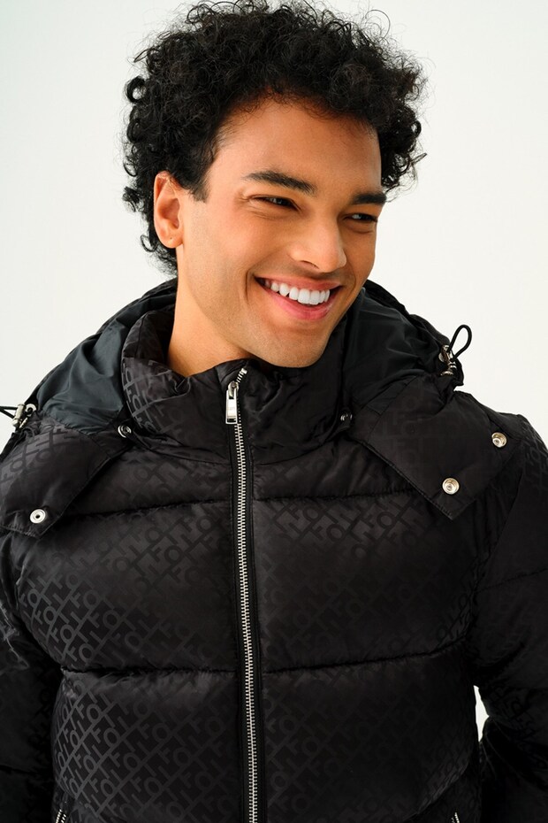 Siyah Erkek Mont - 4