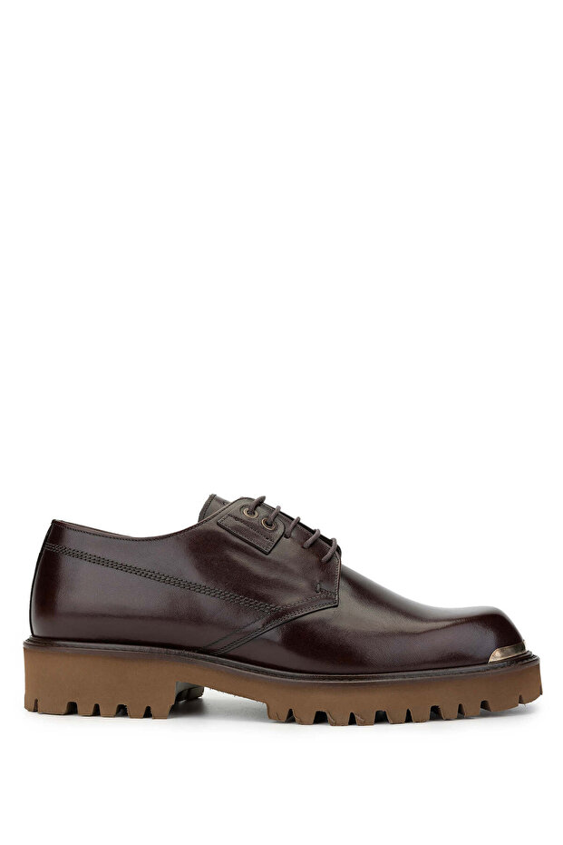 Men's Genuine Leather Brown Casual Shoes