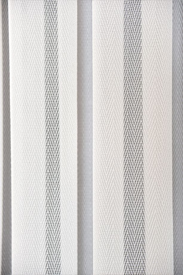 Tül Perde Düz Zigzag Desen Prt-903 1x3 Sık Pile 1. Kalite Kırık Beyaz - 3