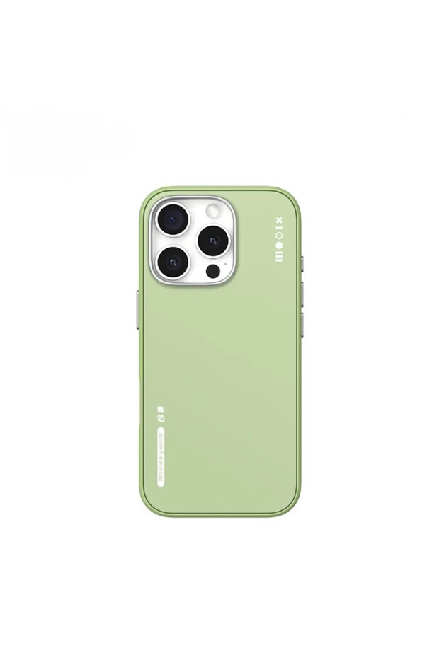 iPhone 16 Magsafe Compatible Dual Color Liquid Silicone Green Phone Case