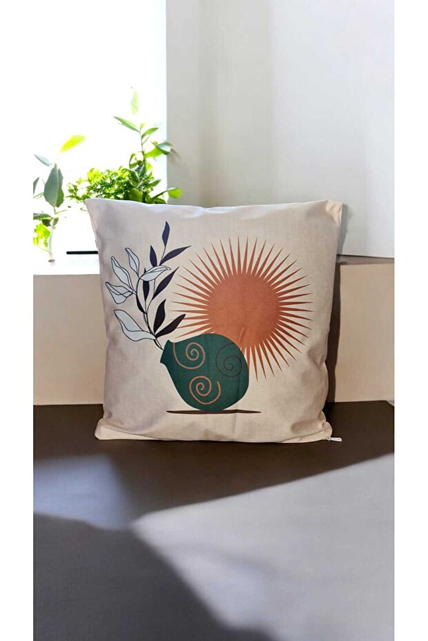 حافظة مطبوعة مزدوجة بنمط الشمس - 4