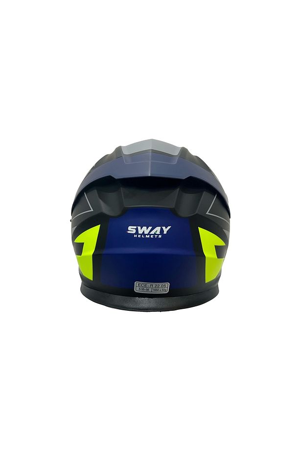 Kask Sw 912 B1 Blue Çene Açılır - 4