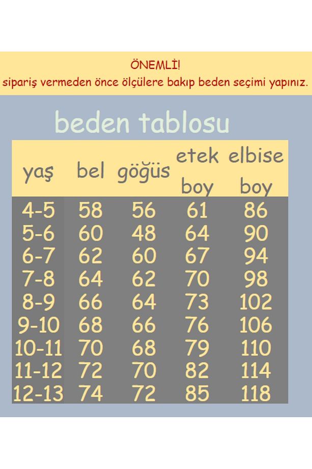 Uzun Kollu Kız Çocuk Abiye Elbise - 8