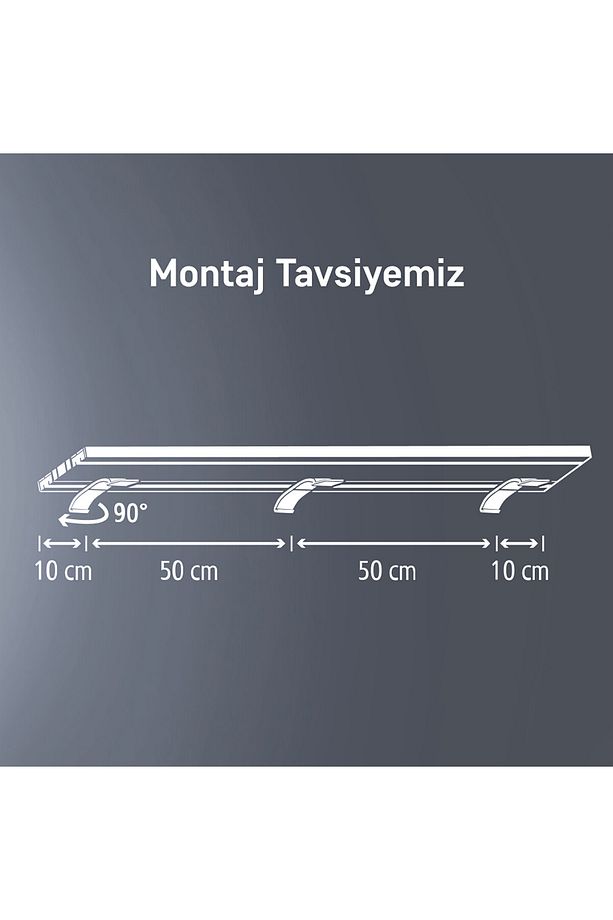 Perdehanem Zebra Ve Stor Perde Dar kasa Montaj Aparatı 10 Adet Takmatik- Portray (DAR KASA- 3,8 CM) - 6