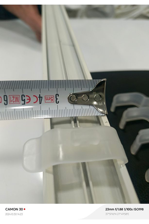 Perdehanem Zebra Ve Stor Perde Dar kasa Montaj Aparatı 10 Adet Takmatik- Portray (DAR KASA- 3,8 CM) - 1