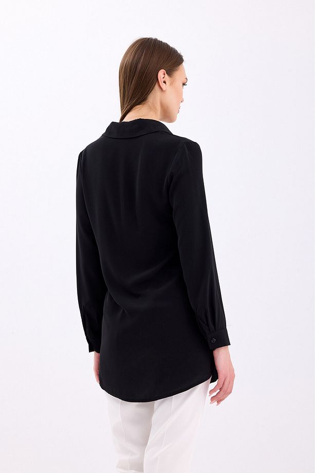 Uzun Kollu Regular Fit Basic Gömlek 2020 - 4