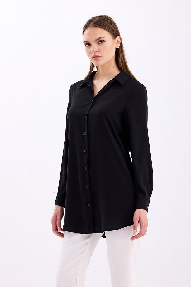Uzun Kollu Regular Fit Basic Gömlek 2020 - 8