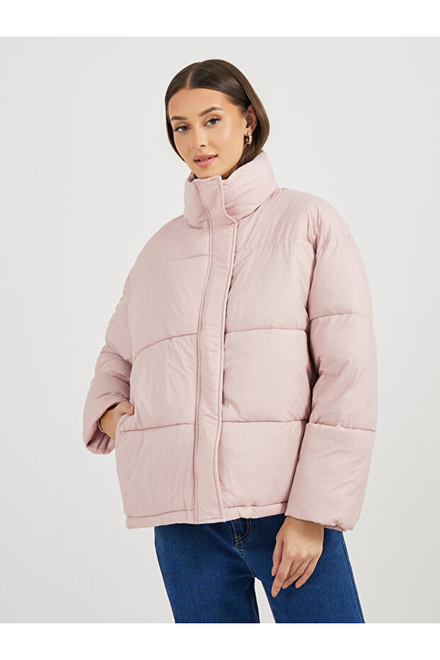 Büyük Boy Normal Uzunlukta Dolgulu Ceket - 3