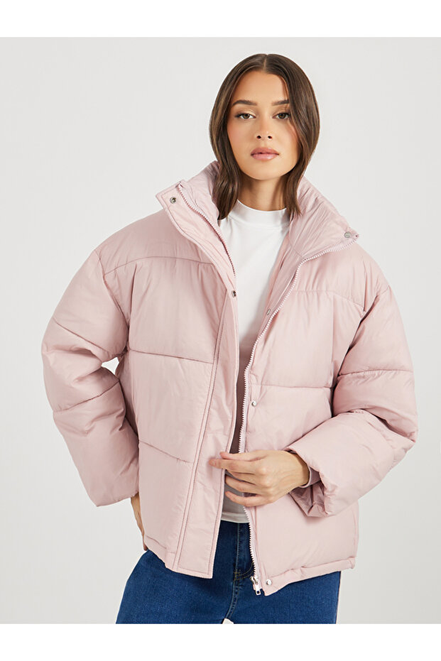 Büyük Boy Normal Uzunlukta Dolgulu Ceket - 1