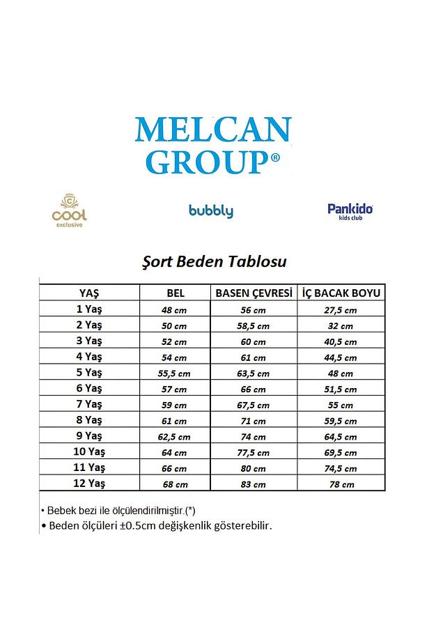 Erkek Çocuk %100 Pamuk Çift Cepli Petek Örme Gabardin Şort - 3