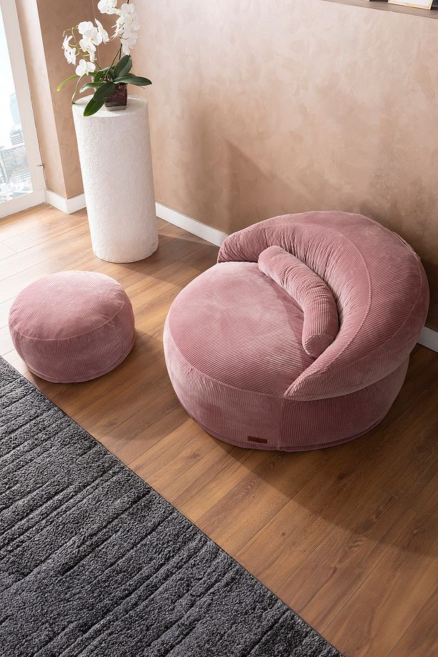 Elissa Yıkanabilir Tek Kişilik Berjer Puf Dinlenme Koltuğu - 4