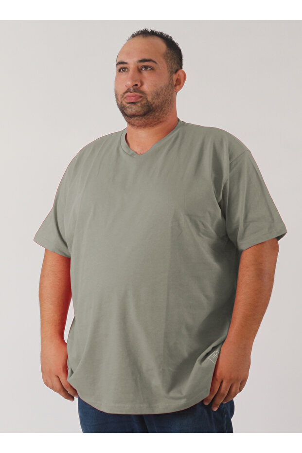 Plus Size Unisex T-shirt V-NECK