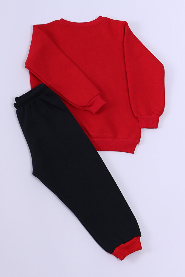 Boy's 3 Thread Tracksuit Set - Character Printed E7 - 3