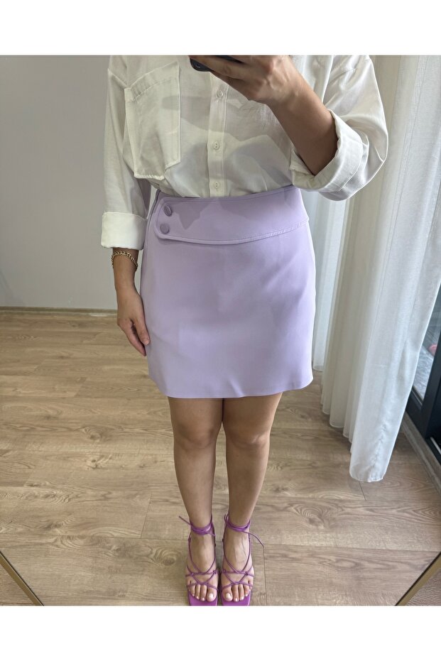Lila Mini Etek