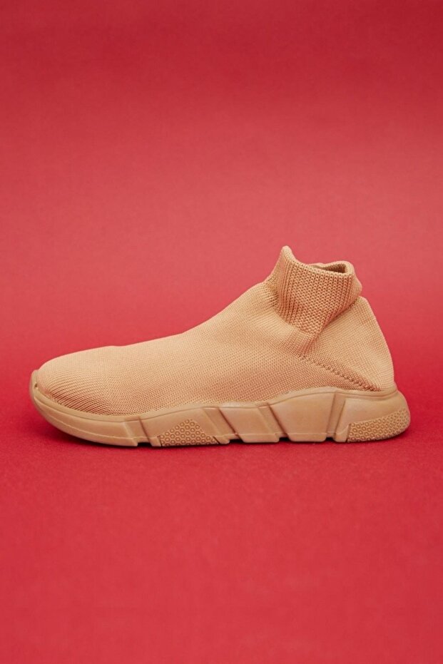 Superb Sock Shoes Light Brown