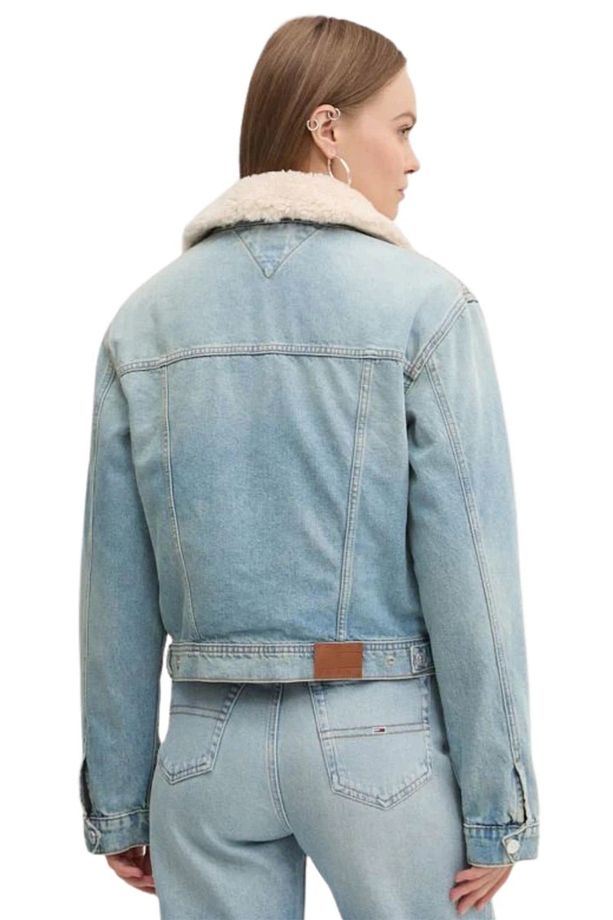 Pamuklu Regular Fit Çift Taraflı Kot Ceket  KOT CEKET DW0DW19631 1AB - 3
