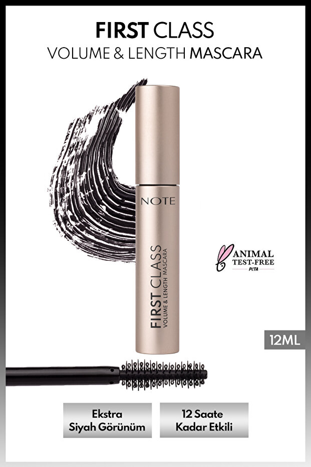 First Class Volume and Lengthening Mascara - Black