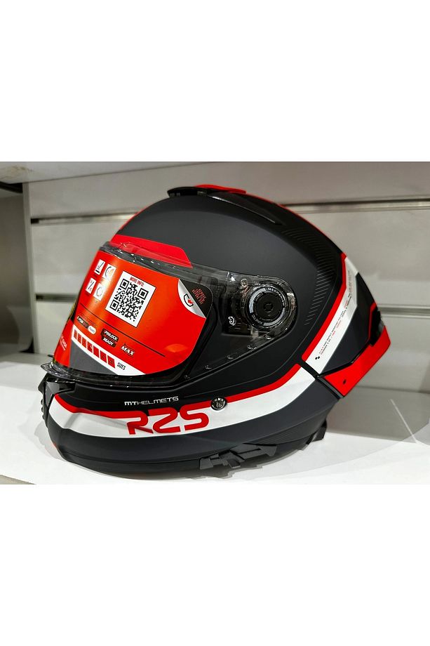 KASK MT THUNDER 4 SV R25 B5 MAT SİYAH/KIRMIZI - 1