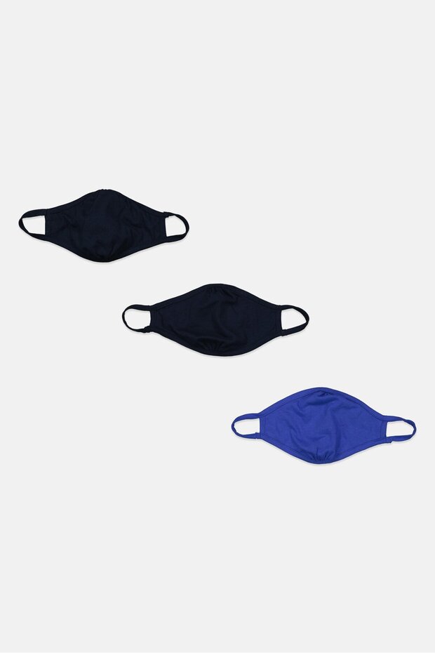 Men 3 Pack Facemask Set, Multicolor - 3