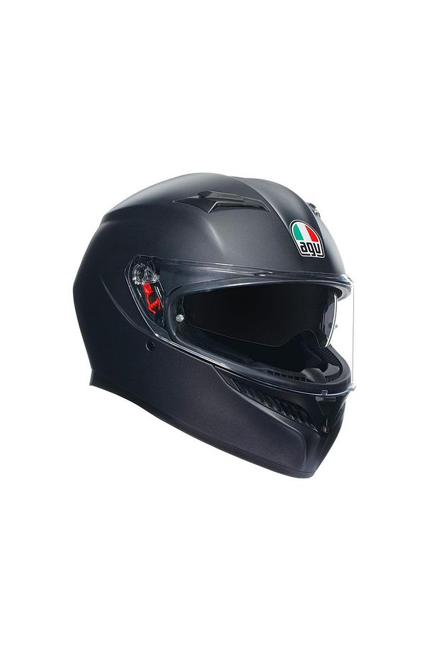 K3 Mono Matt Black Kapalı Kask - 1