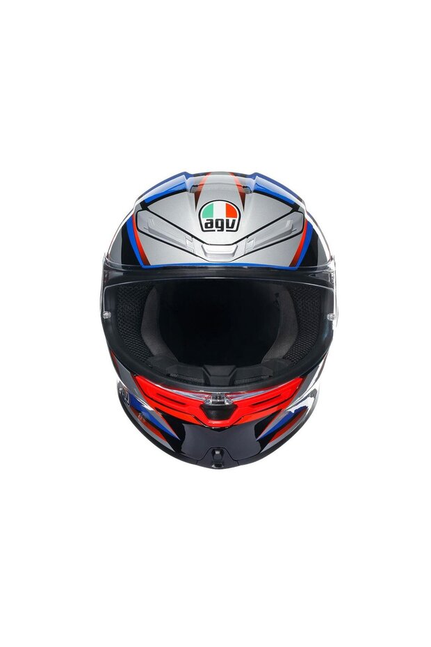 K6 S Slashcut Blue Red Kapalı Kask - 2