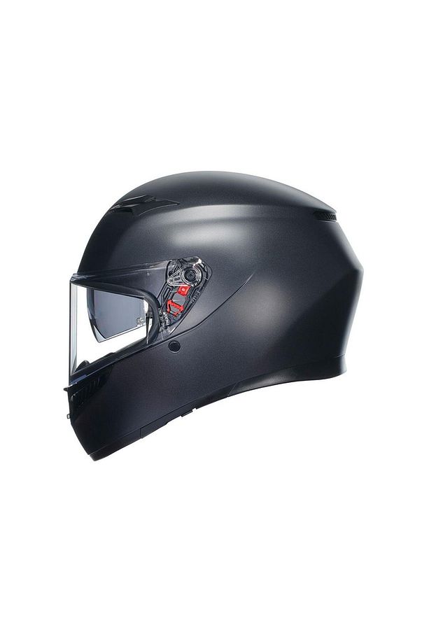 K3 Mono Matt Black Kapalı Kask - 5