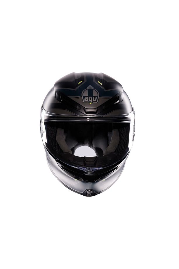 K6 S Mplk Enhance Matt Grey Yellow Fluo Kapalı Kask - 3