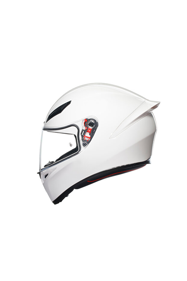 K1 S Mono White Kapalı Kask - 4