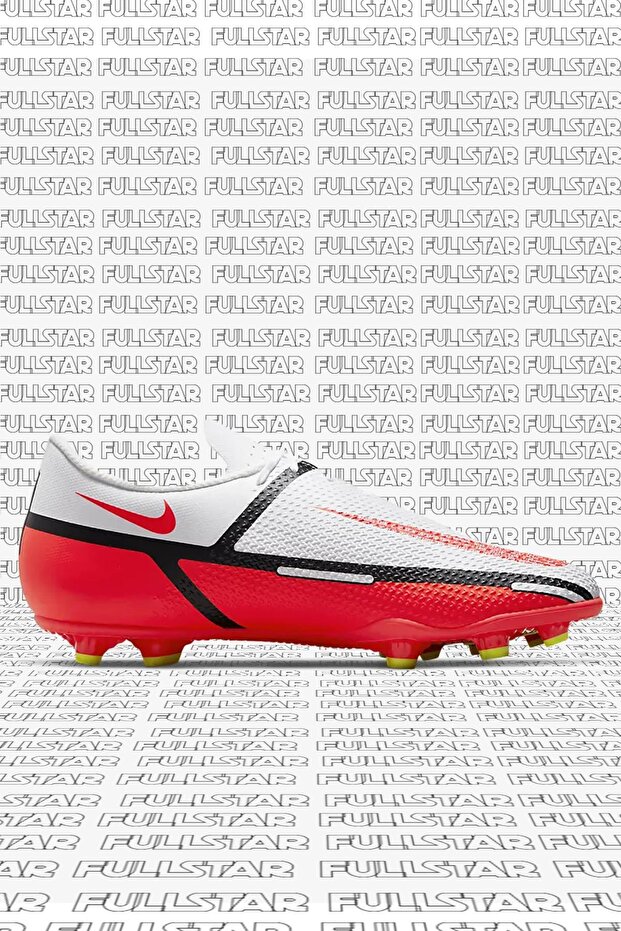 Phantom G. T. 2 Club F. G. / M. G. Unisex Soccer Shoes Beyaz Kırmızı Krampon - 4